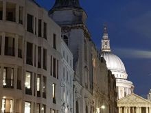 St Paul's London, at dusk